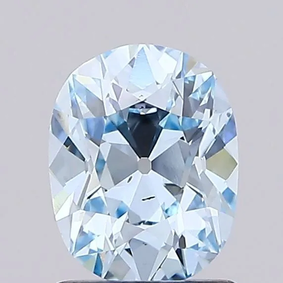 1.16ct CUSHION Fancy Intense Blue VS2 Coloured Lab diamond
