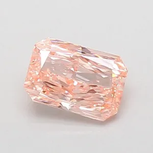 0.72ct RADIANT Fancy Vivid Pink VS1 Coloured Lab diamond