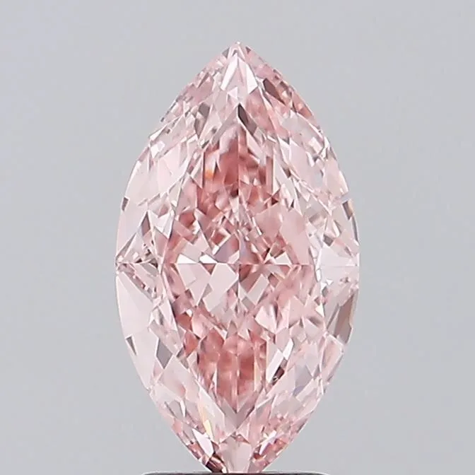2.79ct MARQUISE Fancy Vivid Pink VS1 Coloured Lab diamond