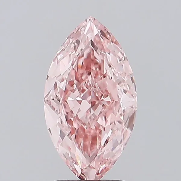 2.79ct MARQUISE Fancy Vivid Pink VS1 Coloured Lab diamond