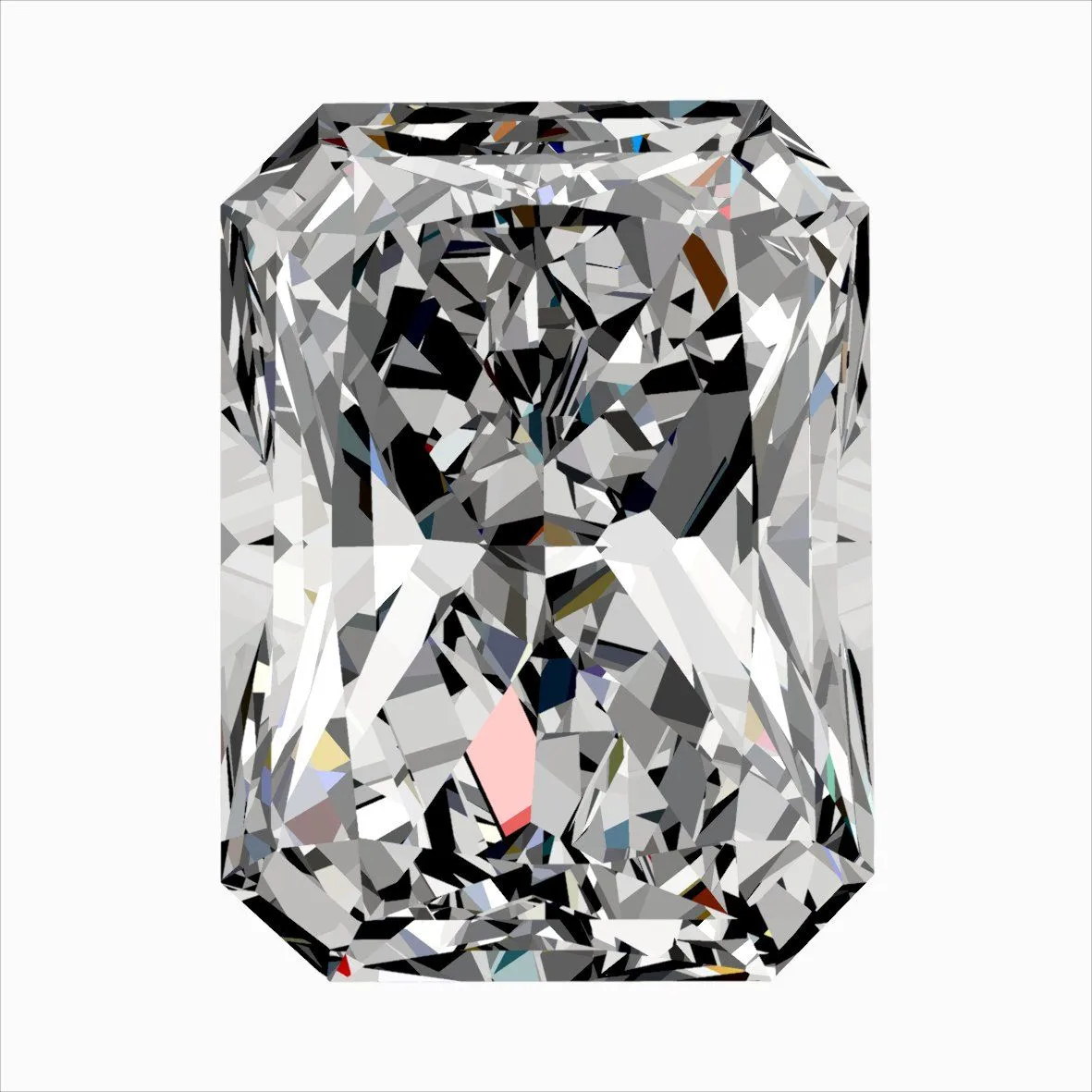 0.39ct RADIANT F SI1 Natural diamond