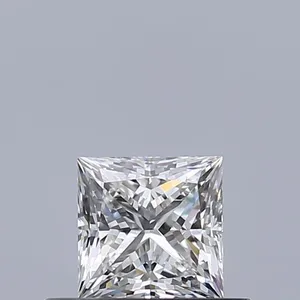 0.41ct PRINCESS F VVS1 Natural diamond