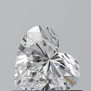 0.55ct HEART E VVS1 Natural diamond