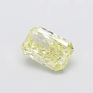 1.01ct RADIANT Fancy Light Yellow VS1 Coloured Lab diamond