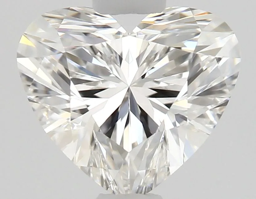 0.71ct HEART F IF Natural diamond