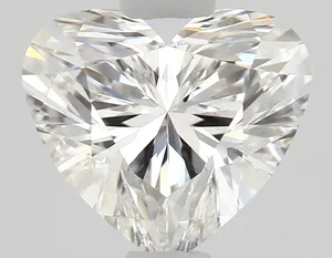 0.71ct HEART F IF Natural diamond
