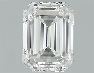 0.6ct EMERALD F VS2 Natural diamond