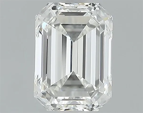 0.6ct EMERALD F VS2 Natural diamond