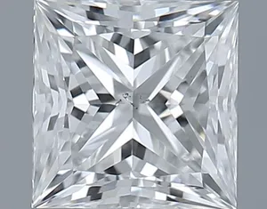 0.53ct PRINCESS G SI1 Natural diamond