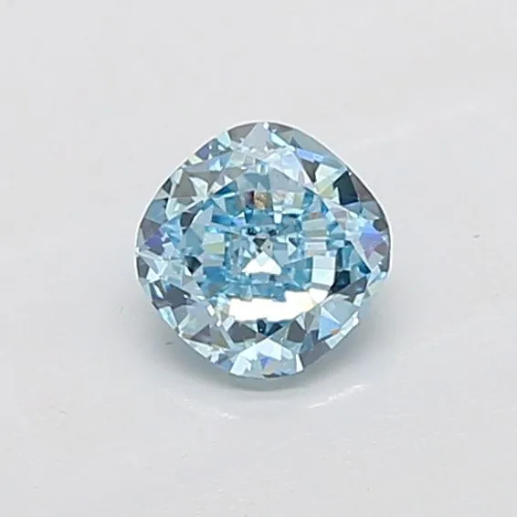 1.02ct CUSHION Fancy Intense Blue VS1 Coloured Lab diamond