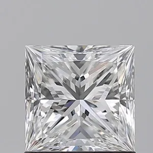 1.01ct PRINCESS F VVS2 Natural diamond