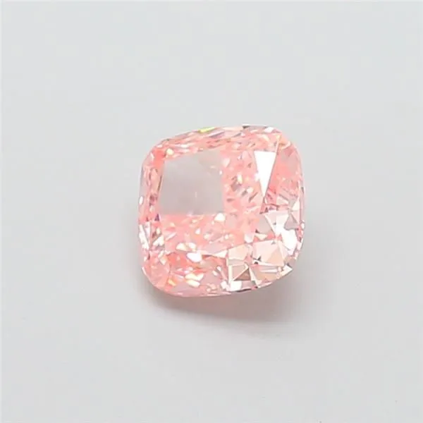 1.27ct CUSHION Fancy Vivid Pink VVS2 Coloured Lab diamond