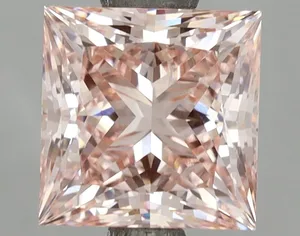2.2ct PRINCESS Fancy Intense Pink VS1 Coloured Lab diamond