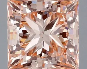 1.82ct PRINCESS Fancy Intense Pink VS1 Coloured Lab diamond