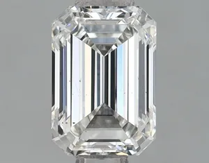 0.81ct EMERALD F VS2 Lab diamond