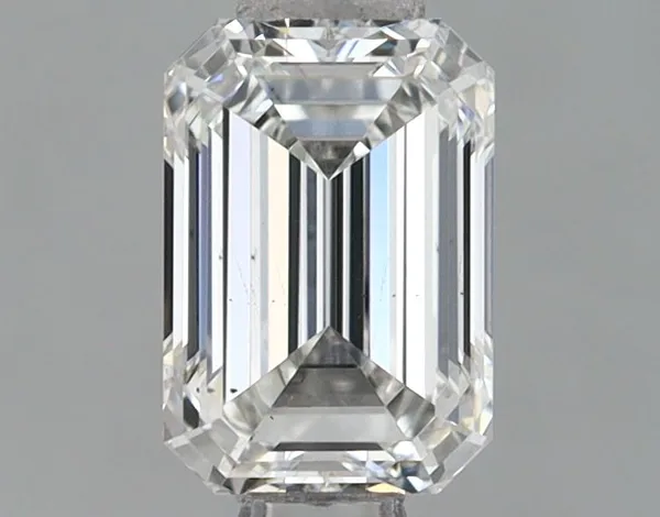 0.81ct EMERALD F VS2 Lab diamond