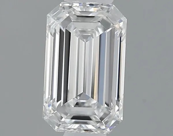 0.53ct EMERALD D VVS2 Lab diamond