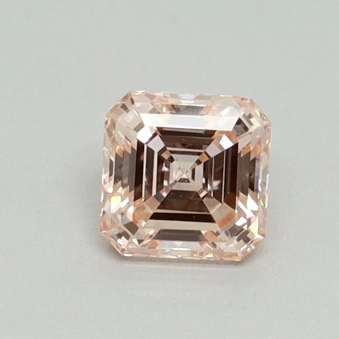 0.53ct EMERALD Fancy Pink VS1 Coloured Lab diamond