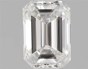 0.35ct EMERALD F VVS1 Natural diamond
