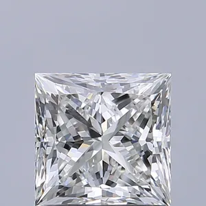 0.91ct PRINCESS F FL Natural diamond