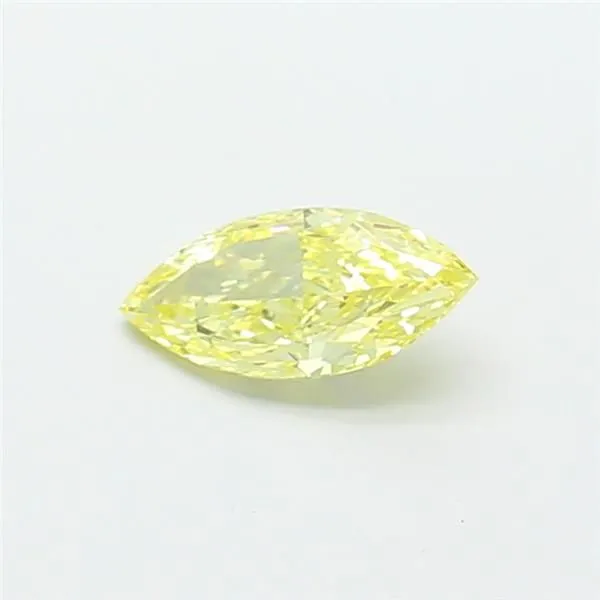 1.02ct MARQUISE Fancy Intense Yellow VVS2 Coloured Lab diamond
