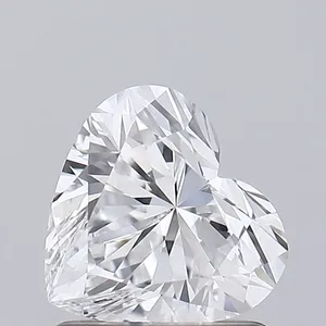 0.96ct HEART D IF Lab diamond