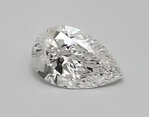 0.53ct PEAR D FL Lab diamond