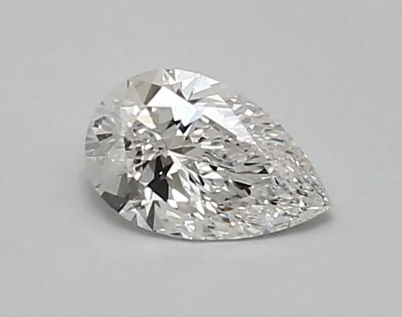 0.53ct PEAR D FL Lab diamond