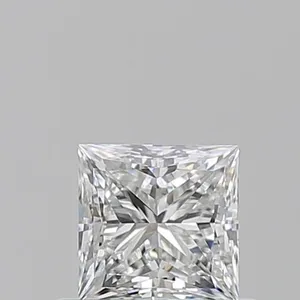 0.6ct PRINCESS F VVS1 Natural diamond