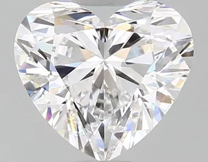 0.9ct HEART D VVS1 Natural diamond