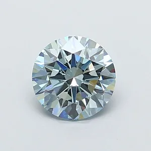 1.09ct ROUND Fancy Blue VS1 Coloured Lab diamond