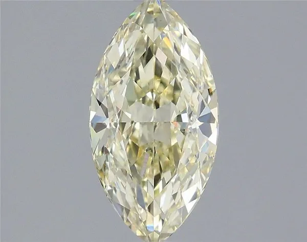 1.59ct MARQUISE Fancy Light Yellow VS1 Coloured Lab diamond