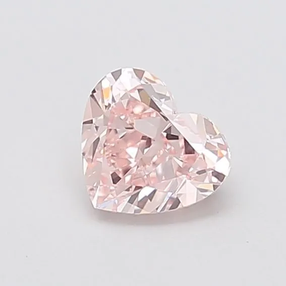 1.14ct HEART Fancy Intense Pink VVS2 Coloured Lab diamond