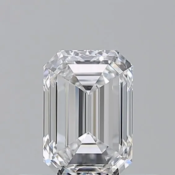 0.5ct EMERALD D VVS2 Natural diamond