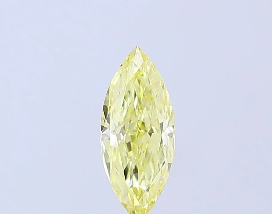1.00ct MARQUISE Fancy Yellow VS2 Coloured Lab diamond