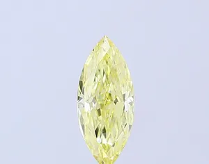 1ct MARQUISE Fancy Yellow VS2 Coloured Lab diamond