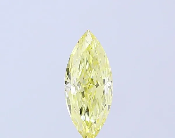 1ct MARQUISE Fancy Yellow VS2 Coloured Lab diamond