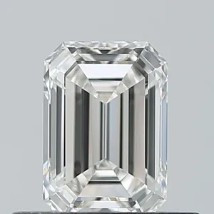 0.5ct EMERALD F VVS2 Natural diamond