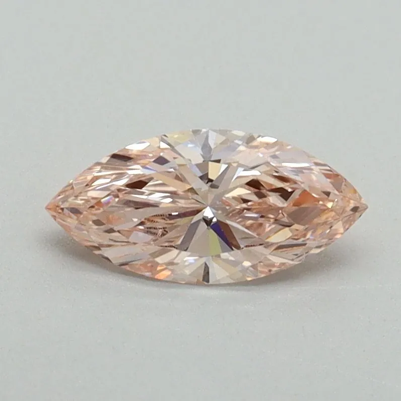 0.52ct MARQUISE Fancy Intense Pink VS1 Coloured Lab diamond