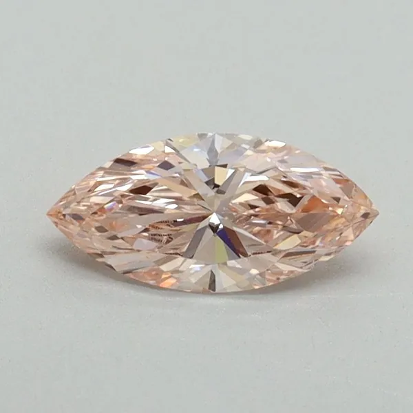 0.52ct MARQUISE Fancy Intense Pink VS1 Coloured Lab diamond