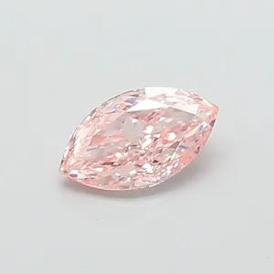 1.08ct MARQUISE Fancy Intense Pink VS1 Coloured Lab diamond