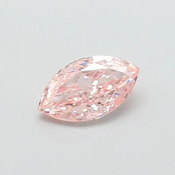1.08ct MARQUISE Fancy Intense Pink VS1 Coloured Lab diamond