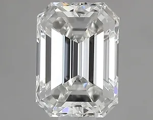 0.7ct EMERALD H VVS2 Natural diamond