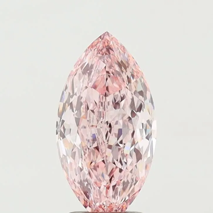 2.02ct MARQUISE Fancy Intense Pink VS1 Coloured Lab diamond