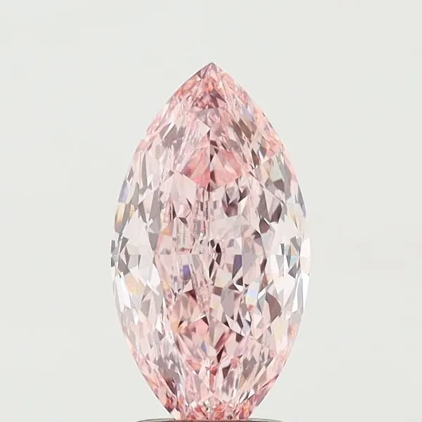 2.02ct MARQUISE Fancy Intense Pink VS1 Coloured Lab diamond