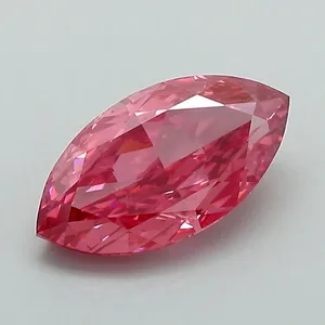 1.57ct MARQUISE Fancy Vivid Pink VS1 Coloured Lab diamond