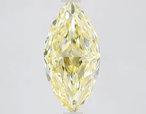 2.51ct MARQUISE Fancy Yellow VVS2 Coloured Lab diamond