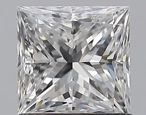 0.9ct PRINCESS F VVS1 Natural diamond