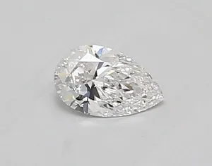 0.34ct PEAR D FL Lab diamond