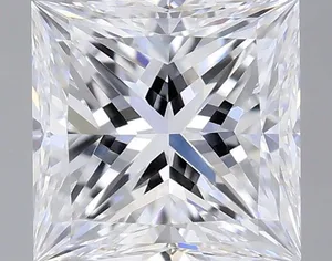 0.74ct PRINCESS D IF Natural diamond